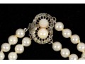 Natural Graduated Pearl Necklace And Bracelet