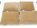 Set Of Four Katha Diddel Home Collection Wool And Cotton Aubusson Style Accent Pillows