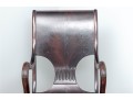 Vintage Highly Figured Mahogany Classical Style Rocking Chair Ca. 1890-1920