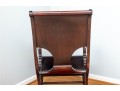 Vintage Highly Figured Mahogany Classical Style Rocking Chair Ca. 1890-1920
