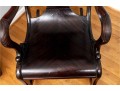 Vintage Highly Figured Mahogany Classical Style Rocking Chair Ca. 1890-1920