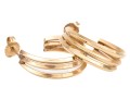 14k Yellow Gold Handsome Triple Row 