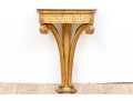 Neoclassical Marble Top Gilt Wood Console