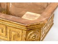 Neoclassical Marble Top Gilt Wood Console