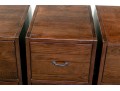 Group Of Three Oak Veneered Filing Cabinets