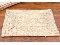 Group Of Six Woven Natural Fiber Place Settings