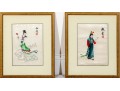 Two Chinese Silk Embroideries