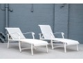Pair Of Garden Chaise Lounges