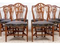 Set Of Eight American Federal Dining Chairs, Ca. 1800-1820 Hartford CT