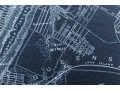 Etched Print On Metal, Antique Plan Of New York And Brooklyn