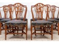 Set Of Eight American Federal Dining Chairs, Ca. 1800-1820 Hartford CT