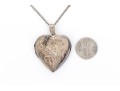 Sterling Silver Collection Of Heart Motif Jewelry Pieces