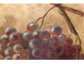 Oil On Board, Grape Clusters On Vine