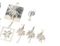 Sterling Silver Charming Collection Of Beach Motif Jewelry Pieces,