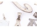 Collection Of Assorted Sterling Silver Pendants