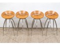 Set Of Four Sigurdur Thorsteinsson Design Italia Magis Bar Stools- Lyra Model 