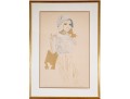 Christine Rosamond (American, 1947-1994) Signed Ltd. Ed. Lithograph, Fashionable Lady