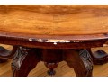 Antique English Inlaid Oval Table
