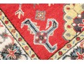 Hand-knotted Wool Kazak Carpet, 3'-9