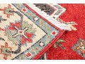 Hand-knotted Wool Kazak Carpet, 3'-9
