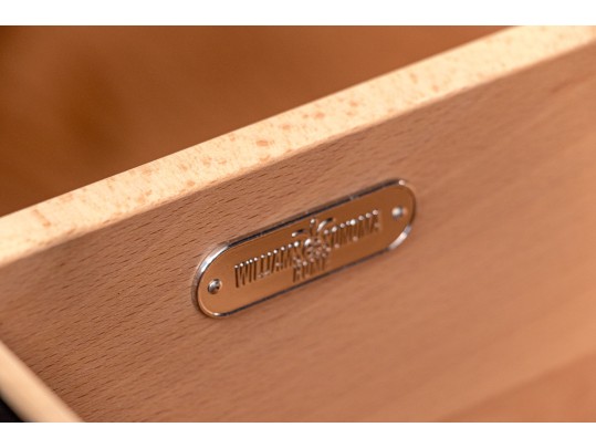 Pair Of Williams-Sonoma Campaign Style Bookshelves