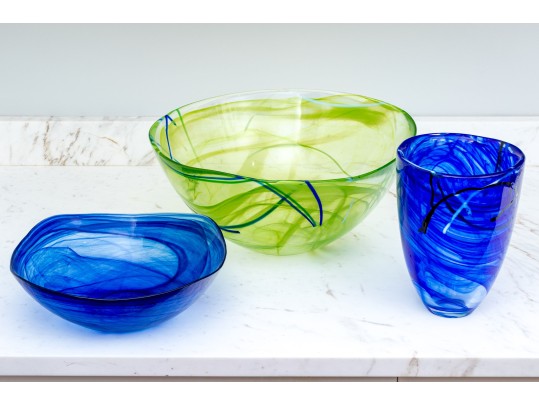 Collection Of Decorative Crystal And Glass, Including Kosta Boda