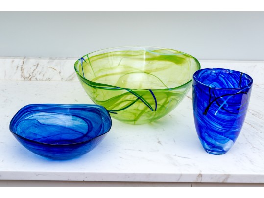 Collection Of Decorative Crystal And Glass, Including Kosta Boda