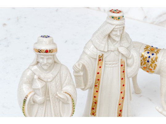 Twelve Piece Lenox China Jewels Nativity Set