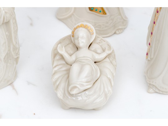 Twelve Piece Lenox China Jewels Nativity Set