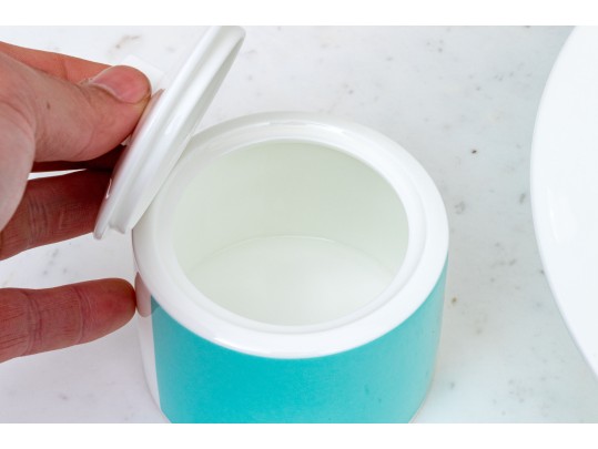 Three Piece Tiffany & Co. Fine Bone China Set