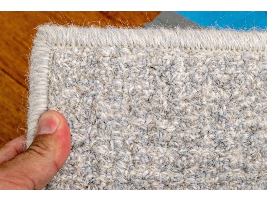 Custom Hand-Loomed Wool Carpet, 12'-5 1/2 X 12'-9 1/2