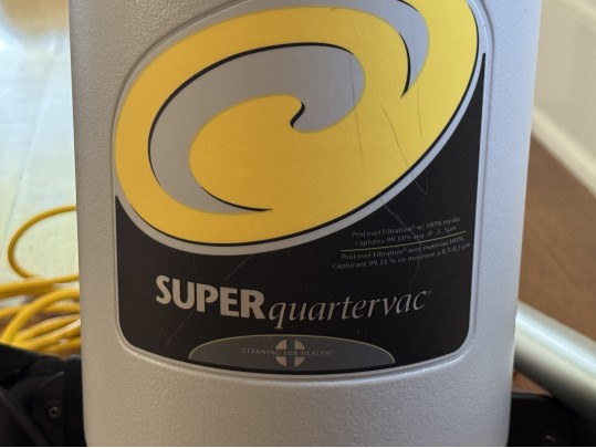 ProTeam Super QuarterVac Backpack Vacuum Cleaner