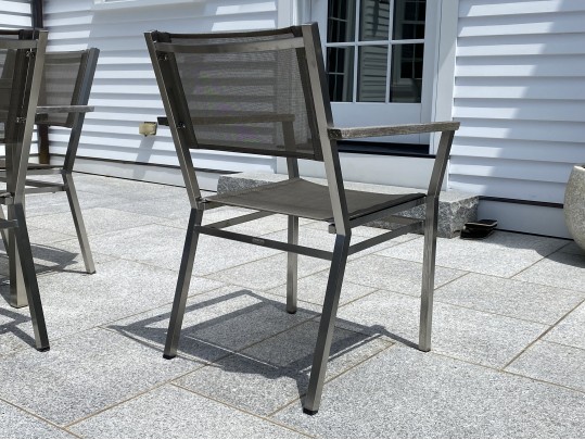 Barlow Tyrie Extension Teak Top Table, With Eight Armchairs And Umbrella