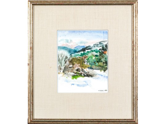 McKay Signed Watercolor On Paper, Landscape, 1988
