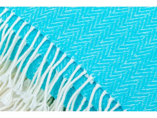 Italian Nido Notte Cotton Blend Throw Blanket