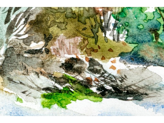 McKay Signed Watercolor On Paper, Landscape, 1988