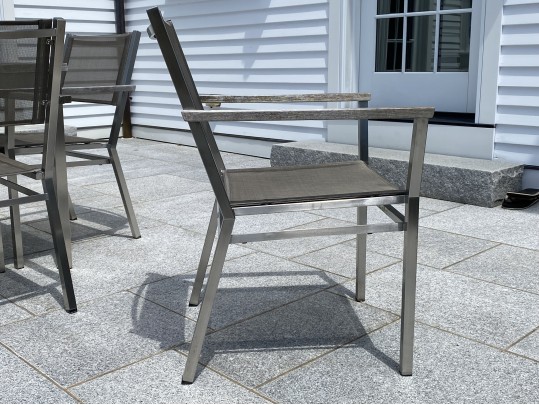 Barlow Tyrie Extension Teak Top Table, With Eight Armchairs And Umbrella