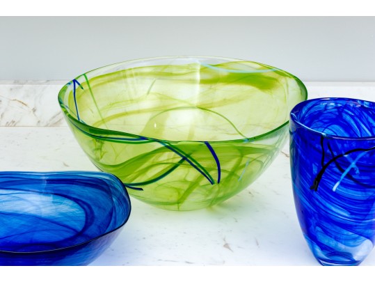 Collection Of Decorative Crystal And Glass, Including Kosta Boda