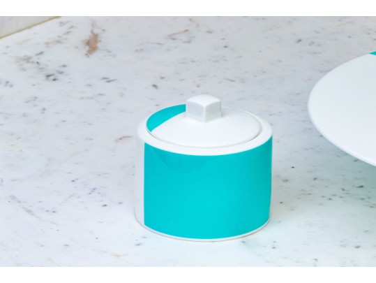 Three Piece Tiffany & Co. Fine Bone China Set