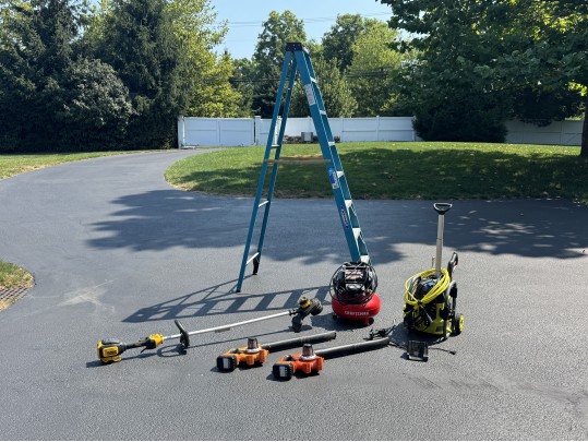 Collection Of Power Tools And A Ladder Incl. Black+Decker, Dewalt, Craftsman