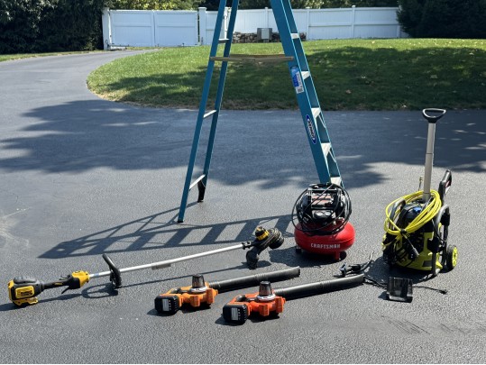 Collection Of Power Tools And A Ladder Incl. Black+Decker, Dewalt, Craftsman