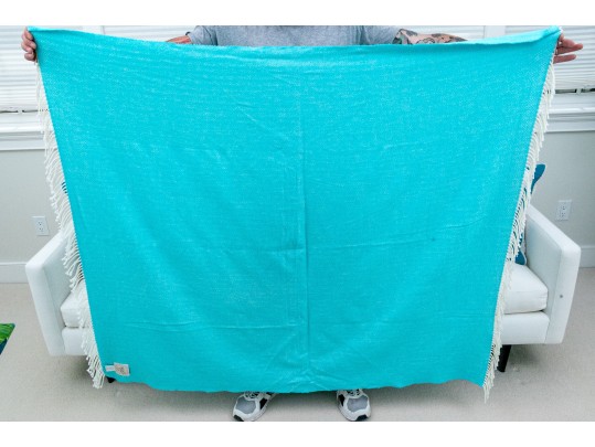 Italian Nido Notte Cotton Blend Throw Blanket