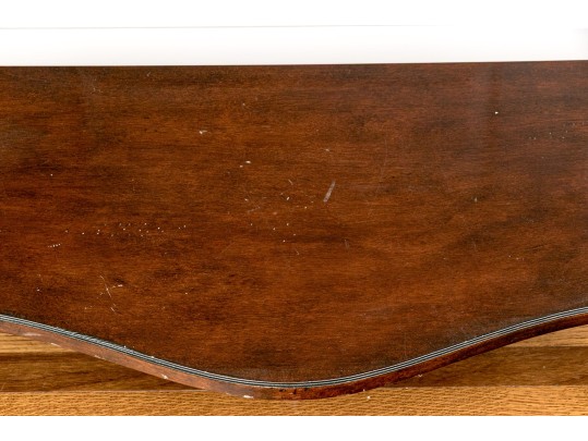 Mahogany Bowfront Console Table