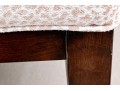 Custom Giraffe Pattern Upholstered Bed End Bench