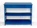 Blue Finished Tiered Console