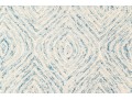 High Quality Contemporary Blue And White Runner Rug, 11'-5