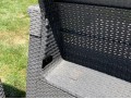 Pair Of Outdoor Resin Woven Armchairs