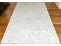 High Quality Contemporary Blue And White Runner Rug, 11'-5