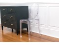 Translucent Acrylic Oval Back Side Chair
