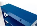 Blue Finished Tiered Console